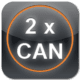 2x CAN